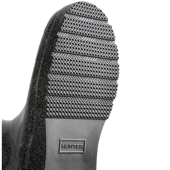 Hunter Women's PLAY™ Starcloud Glitter Short Rain Boots in Black - Picture 8 of 9